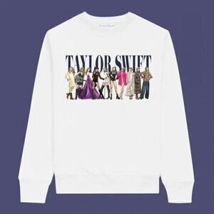 Taylor Swift Limited Edition White Eras Crewneck Women's Medium